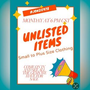 COPY - Unlisted Items